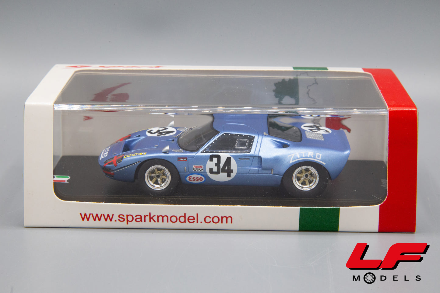 modellino ford gt40 spark 1:43 scatola
