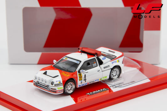 modellino ford rs200 rally tarmac 1:64