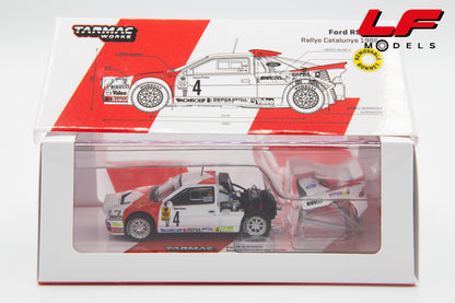 modellino ford rs200 rally tarmac 1:64