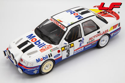 modellino ford sierra rally ottomobile 1:18 frontale