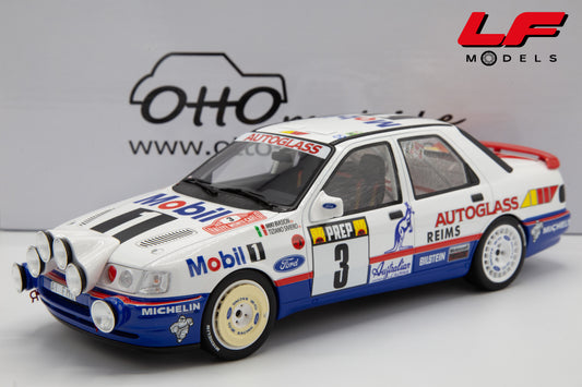 modellino ford sierra rally ottomobile 1:18 frontale