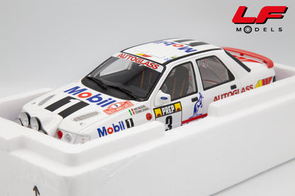 modellino ford sierra rally ottomobile 1:18 frontale