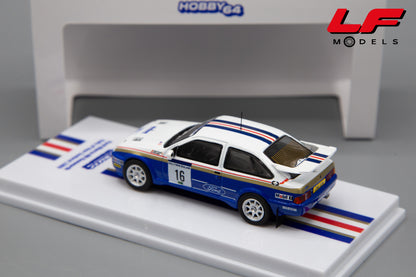 modellino ford sierra rs rally tarmac 1:64