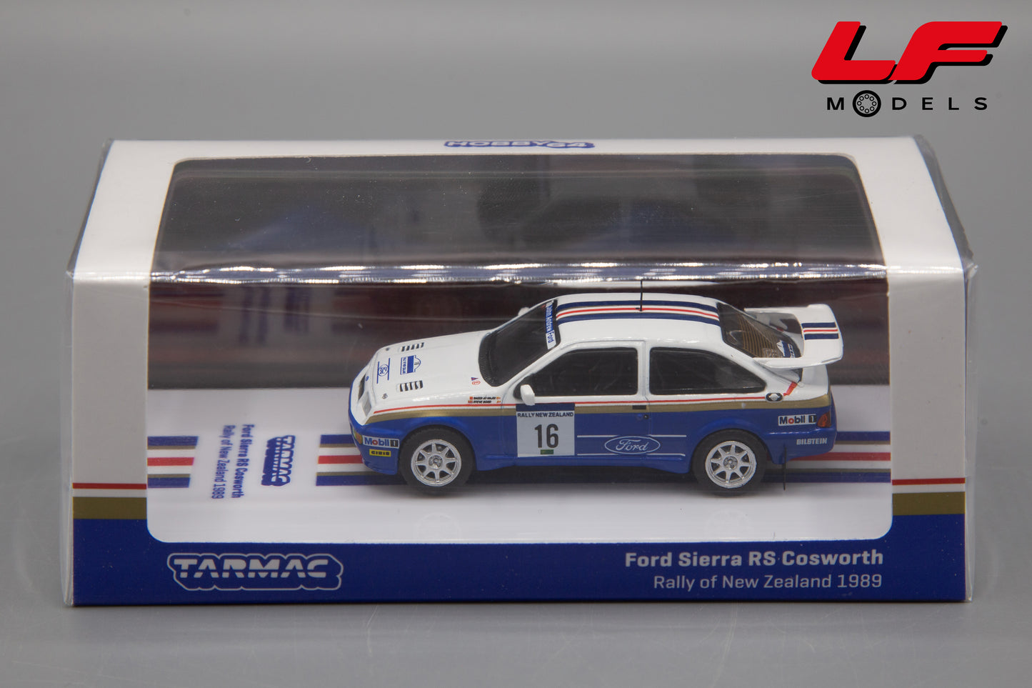 modellino ford sierra rs rally tarmac 1:64