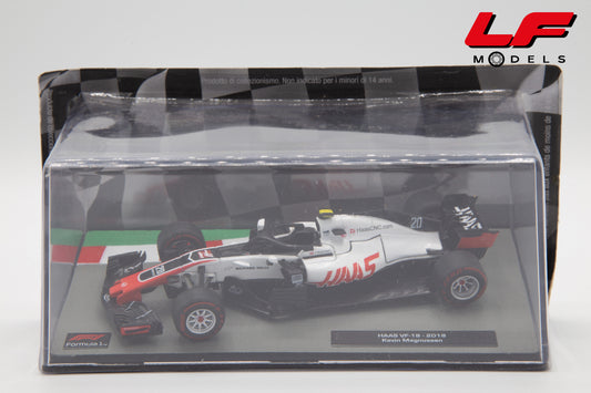 modellino haas vf-18 edicola 1:43 frontale