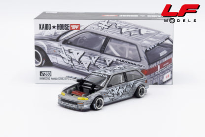 modellino honda civic kaido house mini gt 1:64 KHMG260 vista frontale