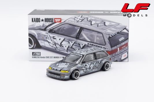 modellino honda civic kaido house mini gt 1:64 KHMG260 vista frontale