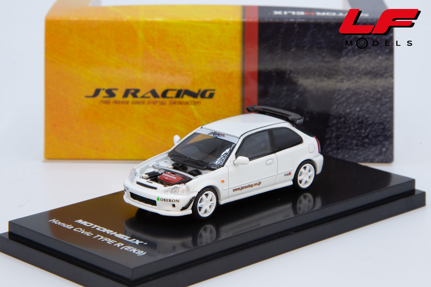 MOTORHELIX HONDA CIVIC TYPE R (EK9) 1999 J’S RACING 1:64