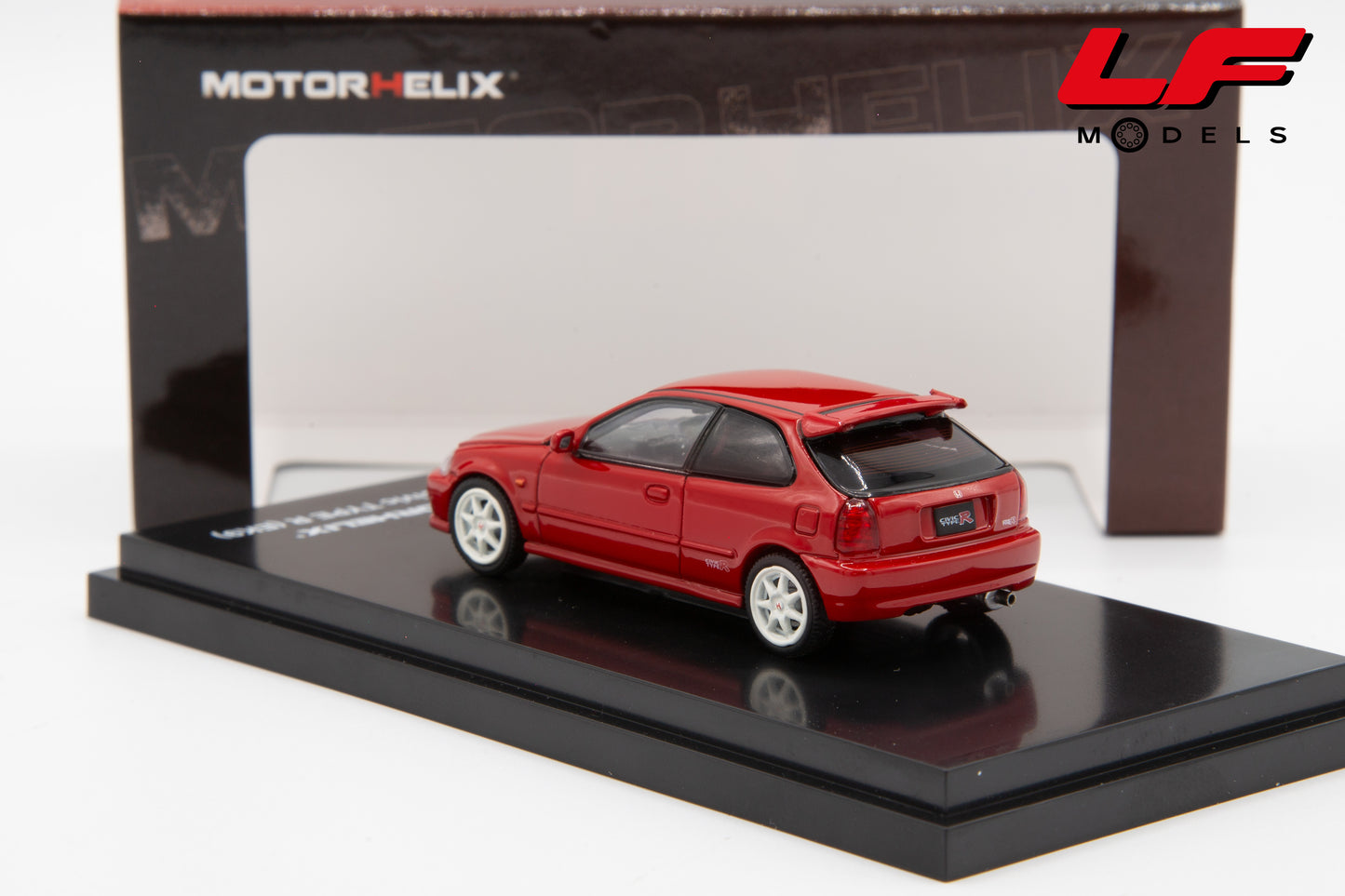 modellino honda civic type r motorhelix 1:64 MH65003 vista posteriore