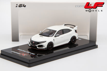 modellino honda civic type r inno64 1:64 IN64-FK8-WHI vista frontale