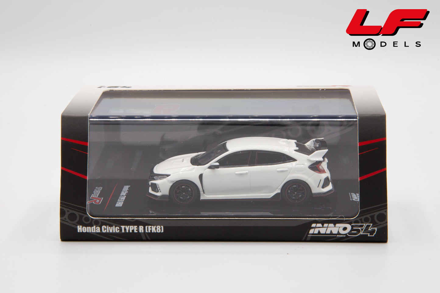 modellino honda civic type r inno64 1:64 IN64-FK8-WHI vista teca