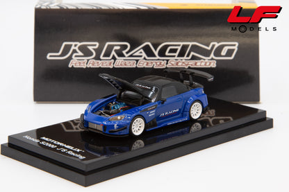 MOTORHELIX HONDA S2000 J'S RACING 2001 APEX BLUE PEARL 1:64