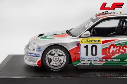 modellino hyundai accent wrc rally montecarlo ottomobile 1:18 OT1265 vista cerchi