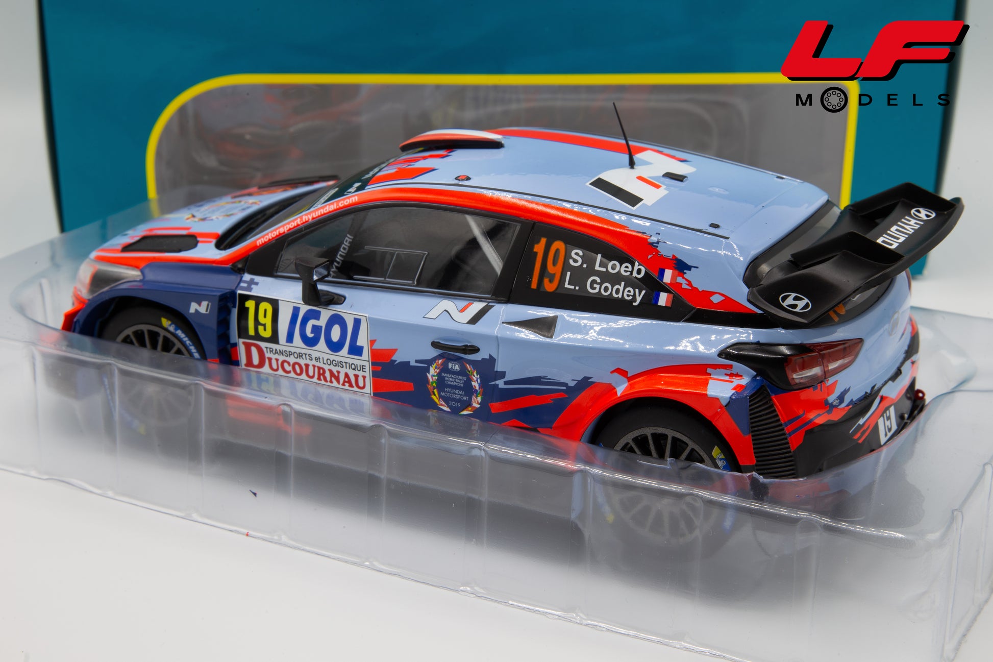modellino hyundai i20 deagostini 1:18 posteriore