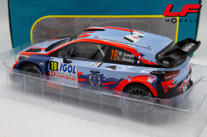 modellino hyundai i20 deagostini 1:18 posteriore