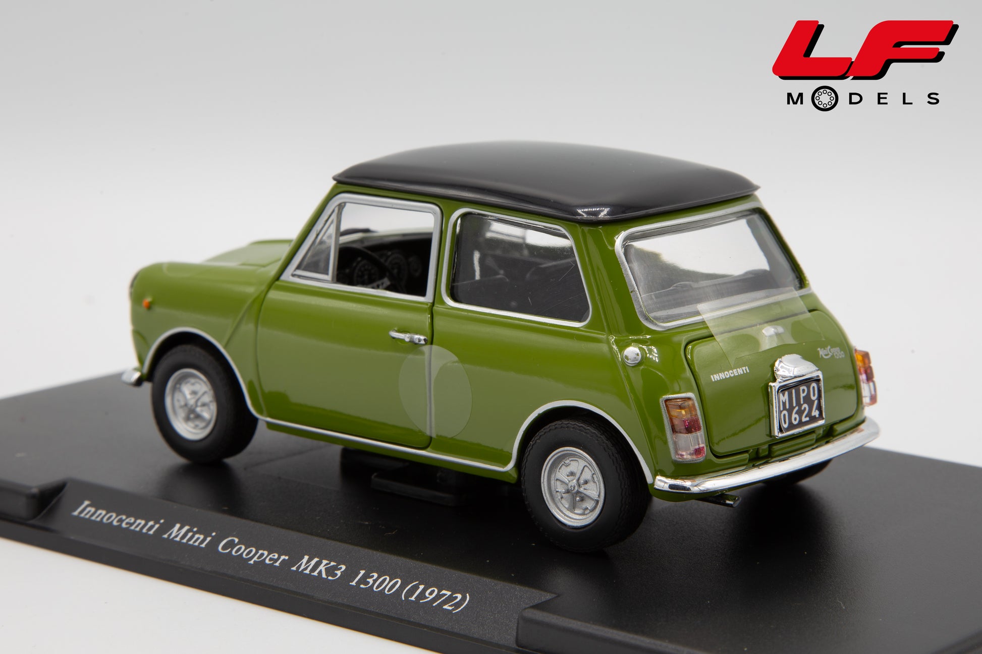 modellino innocenti mini cooper edicola 1:24 posteriore