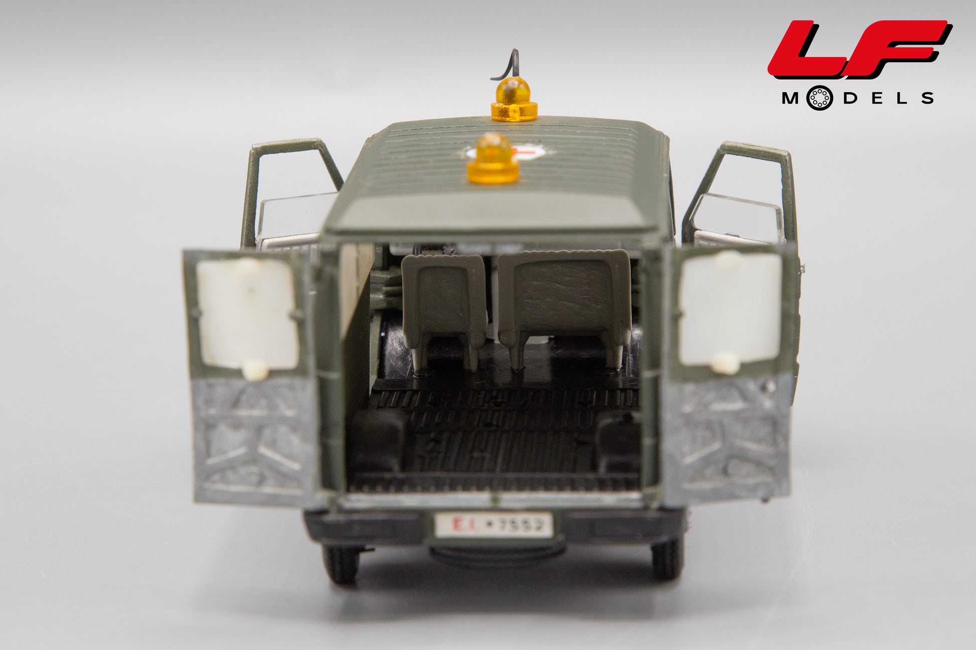 modellino iveco daily militare oldcars 1:43