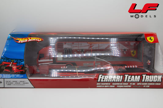 modellino iveco stralis f1 hotwheels 1:64 frontale