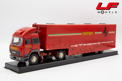 modellino iveco turbostar ferrari oldcars 1:43 frontale