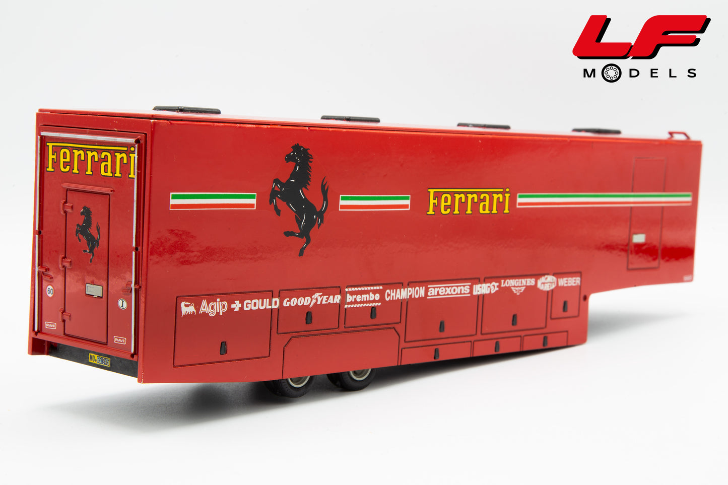 modellino iveco turbostar ferrari oldcars 1:43 rimorchio