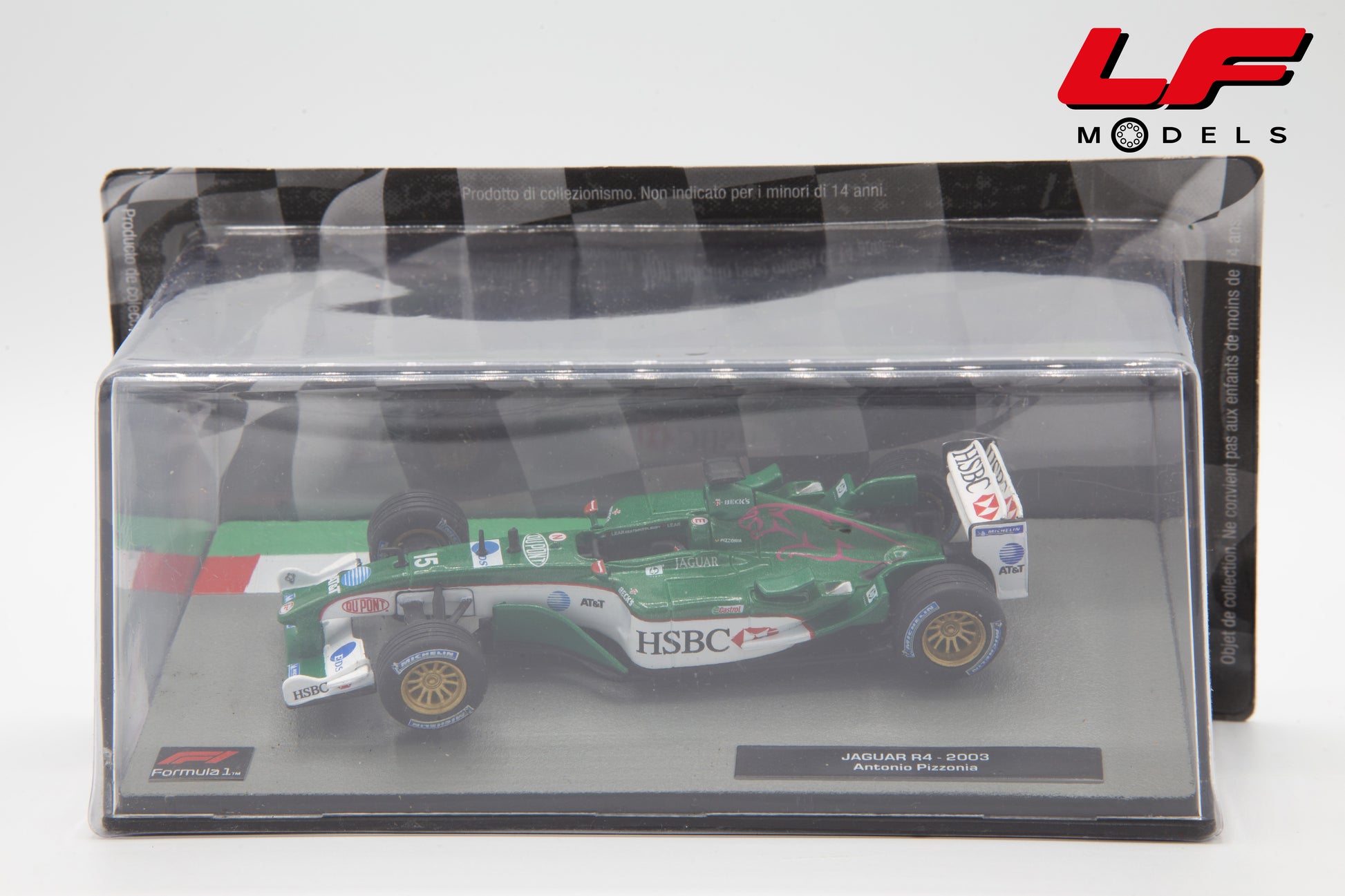 modellino jauar r4 edicola 1:43 frontale