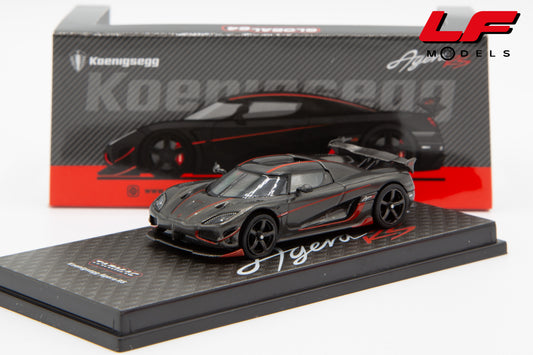 modellino koenigsegg agera rs tarmac 1:64 frontale