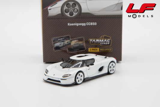 modellino koenigsegg cc850 tarmac 1:64 frontale