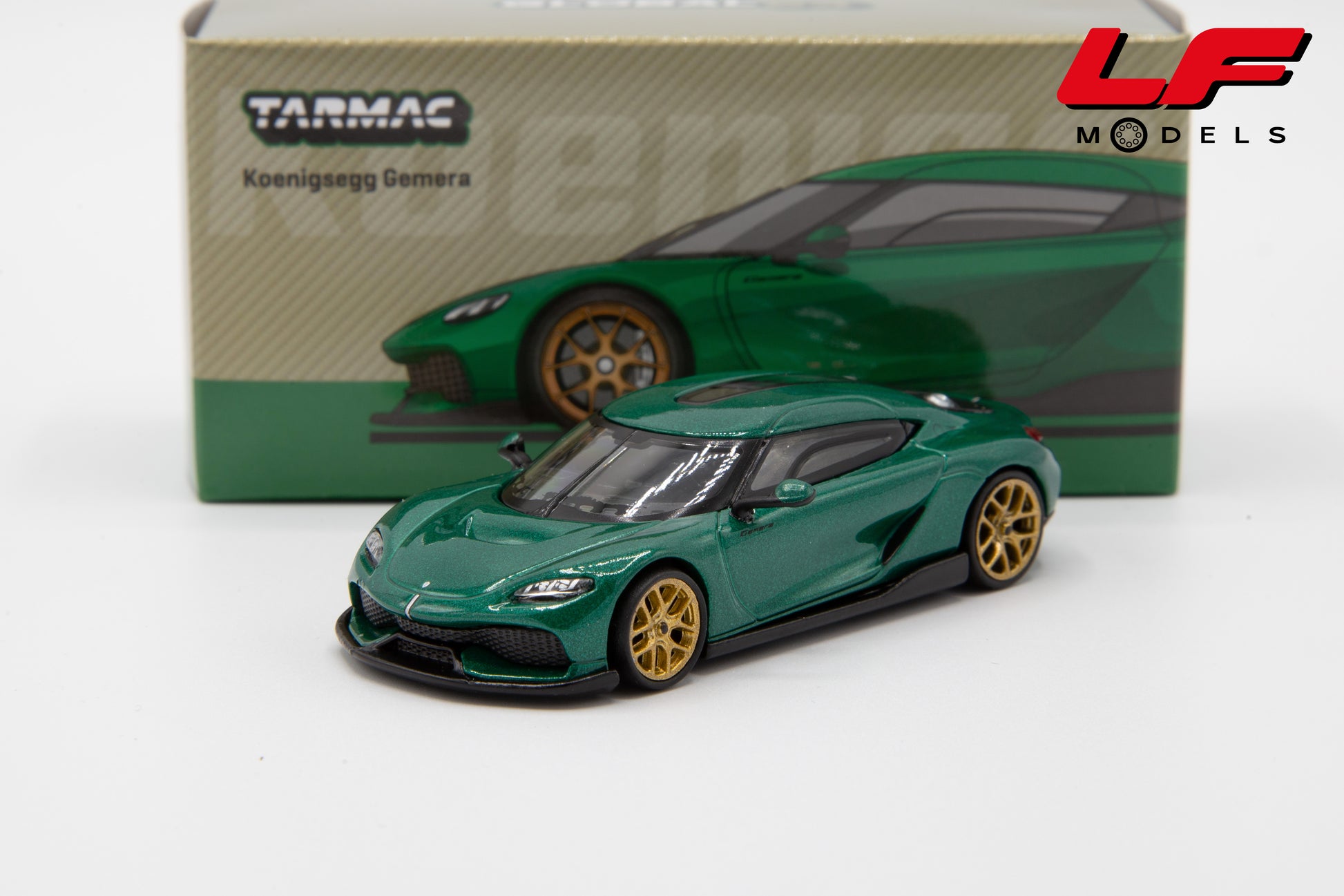 modellino koenigsegg gemera tarmac 1:64 frontale