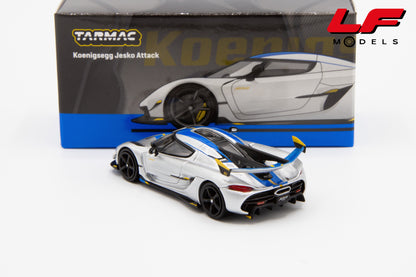 modellino koenigsegg jesko attack tarmac 1:64