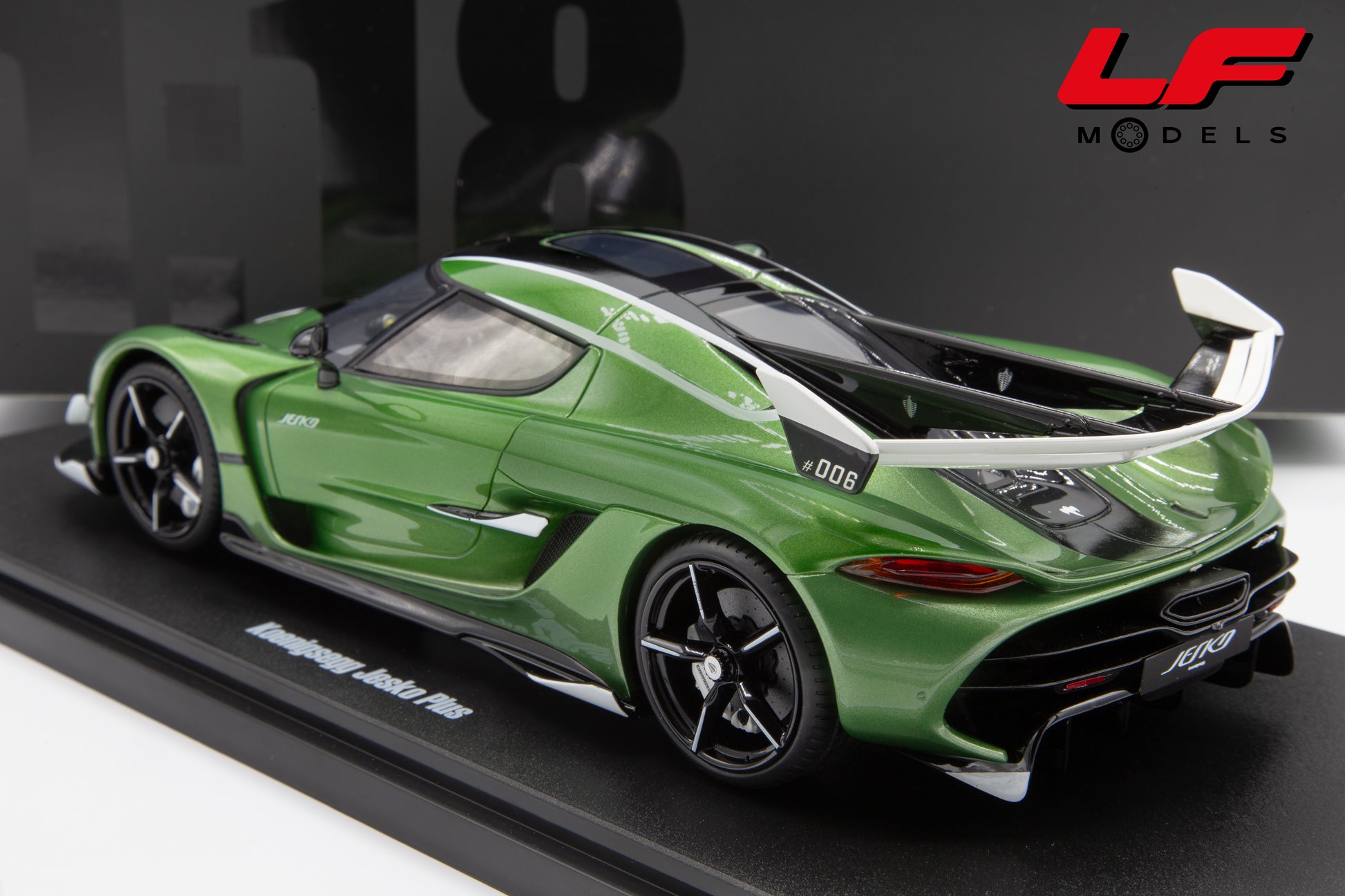 modellino koenigsegg jesko gt spirit 1:18 posteriore