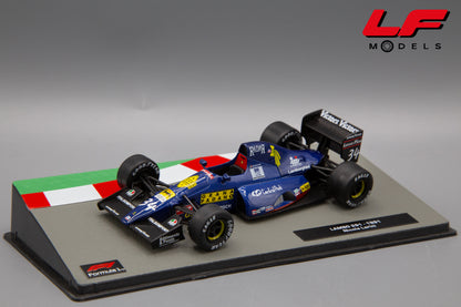 modellino lambo 291 larini edicola 1:43 frontale