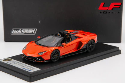 modellino lamborghini aventador roadster arancio xanto looksmart 1:43 LS532C vista frontale