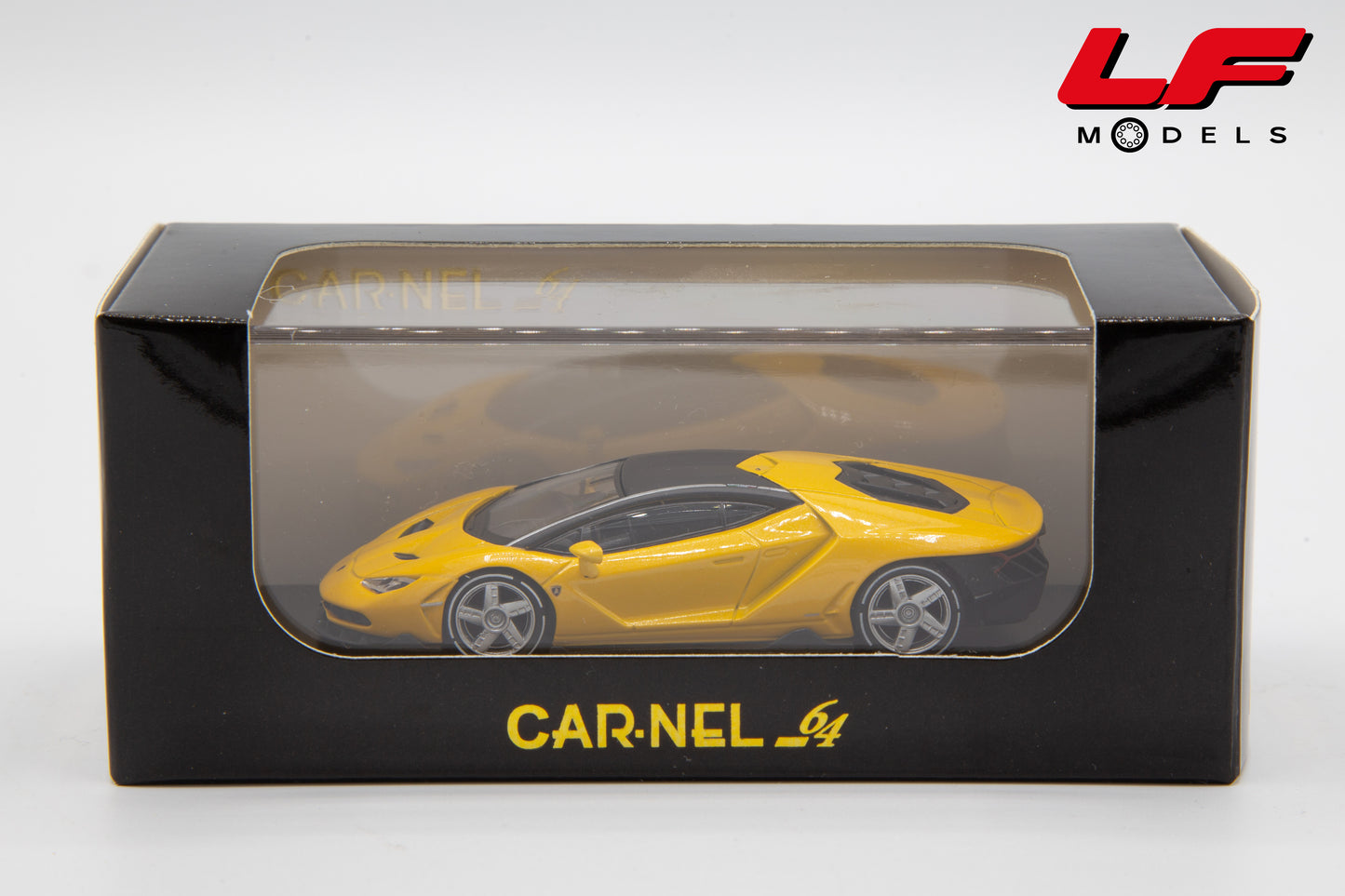 modellino lamborghini centenario carnel 1:64 scatola