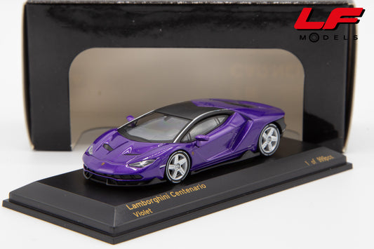 modellino lamborghini centenario carnel 1:64 frontale