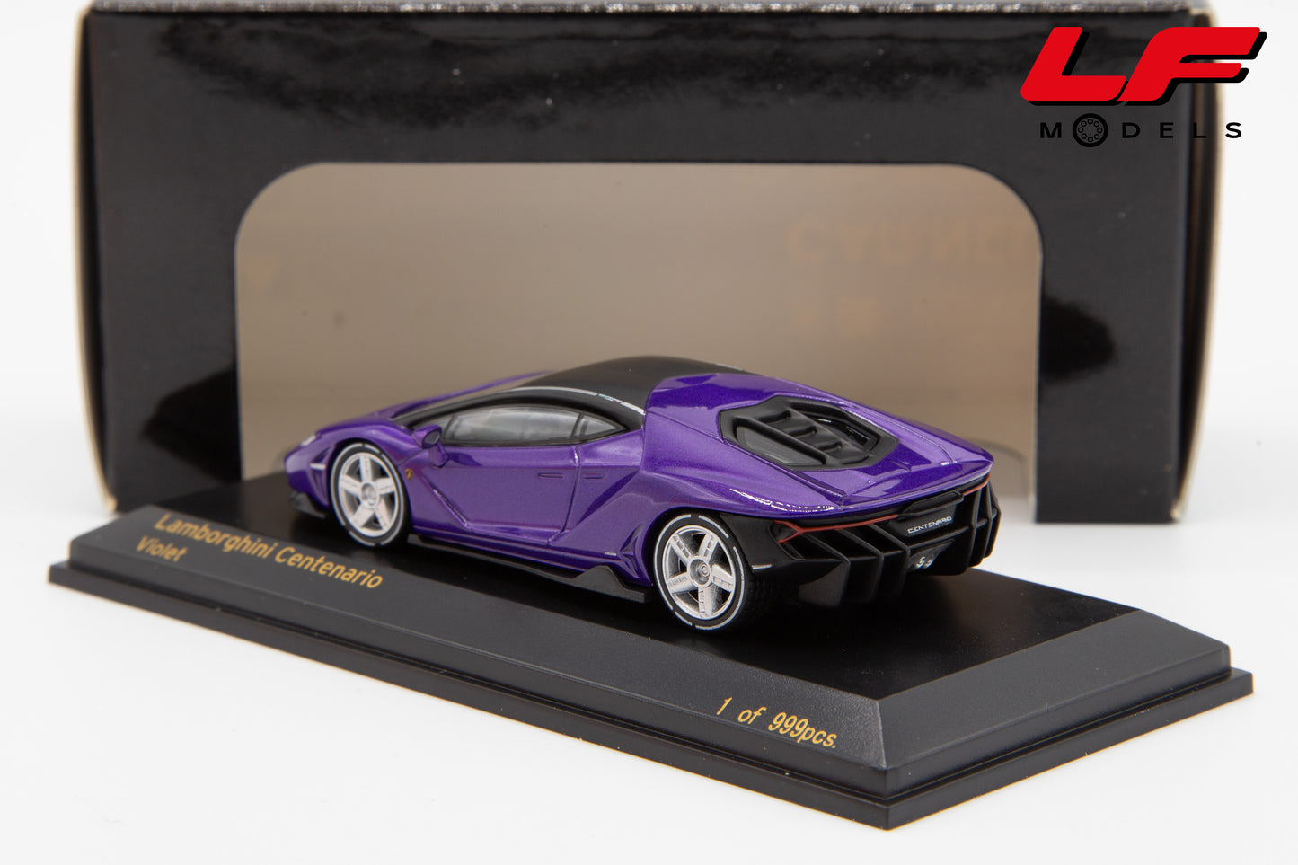 modellino lamborghini centenario carnel 1:64 posteriore