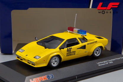 modellino lamborghini countach pace car werk83 1:43