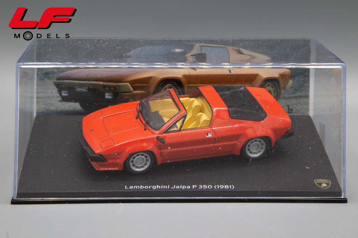 modellino lamborghini jalpa edicola 1:43 vista teca