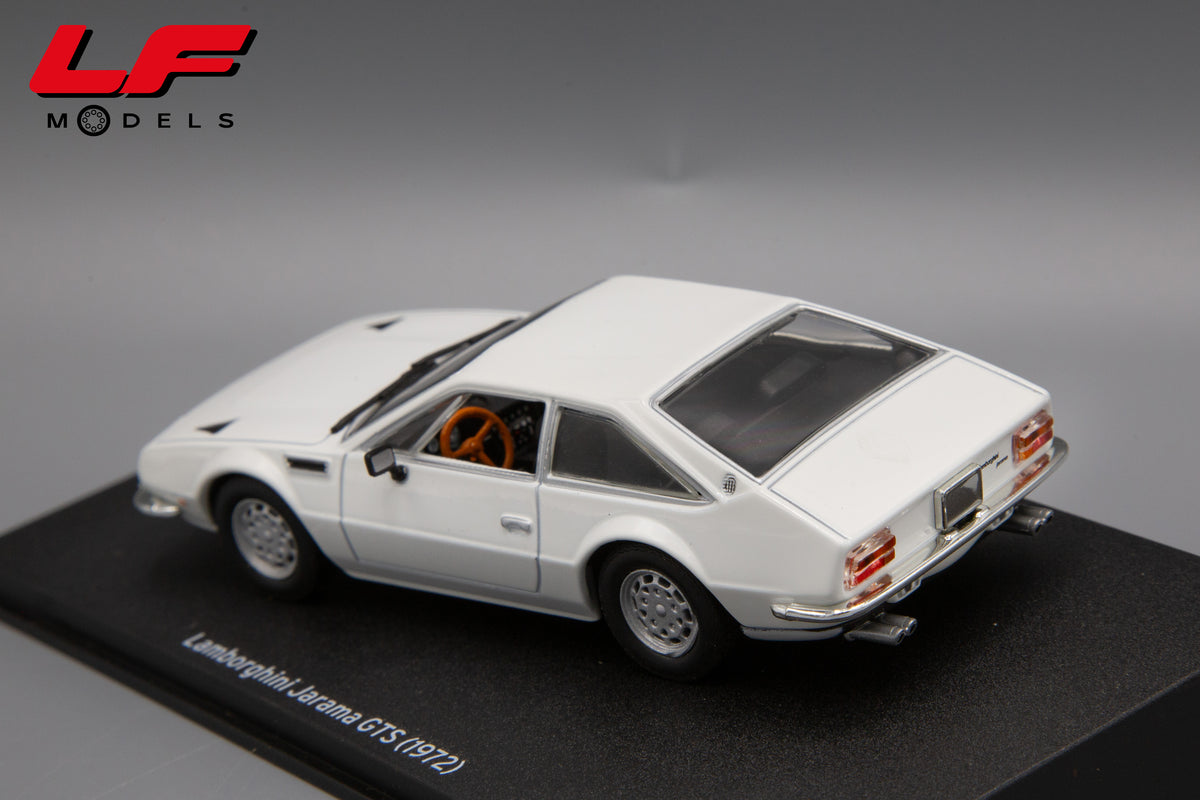 modellino lamborghini jarama edicola 1:43 vista posteriore