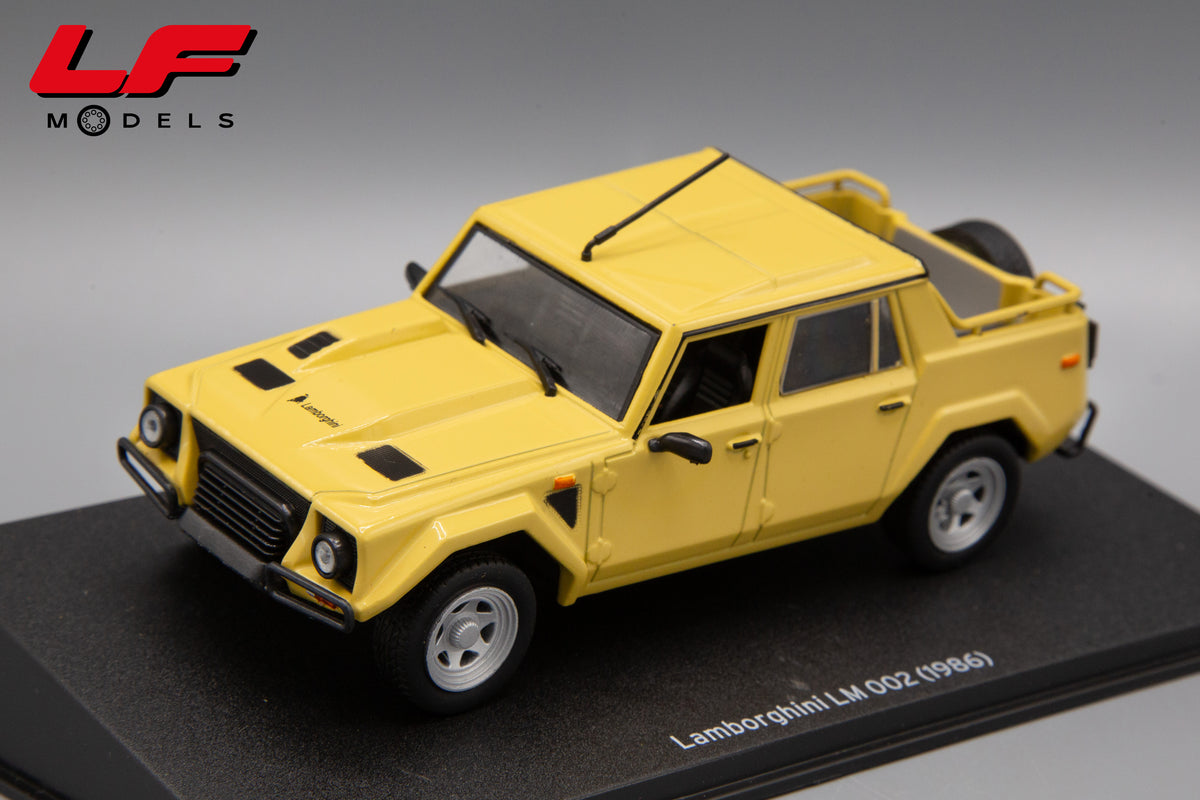 modellino lamborghini lm002 edicola 1:43 vista frontale