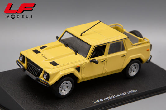 modellino lamborghini lm002 edicola 1:43 vista frontale
