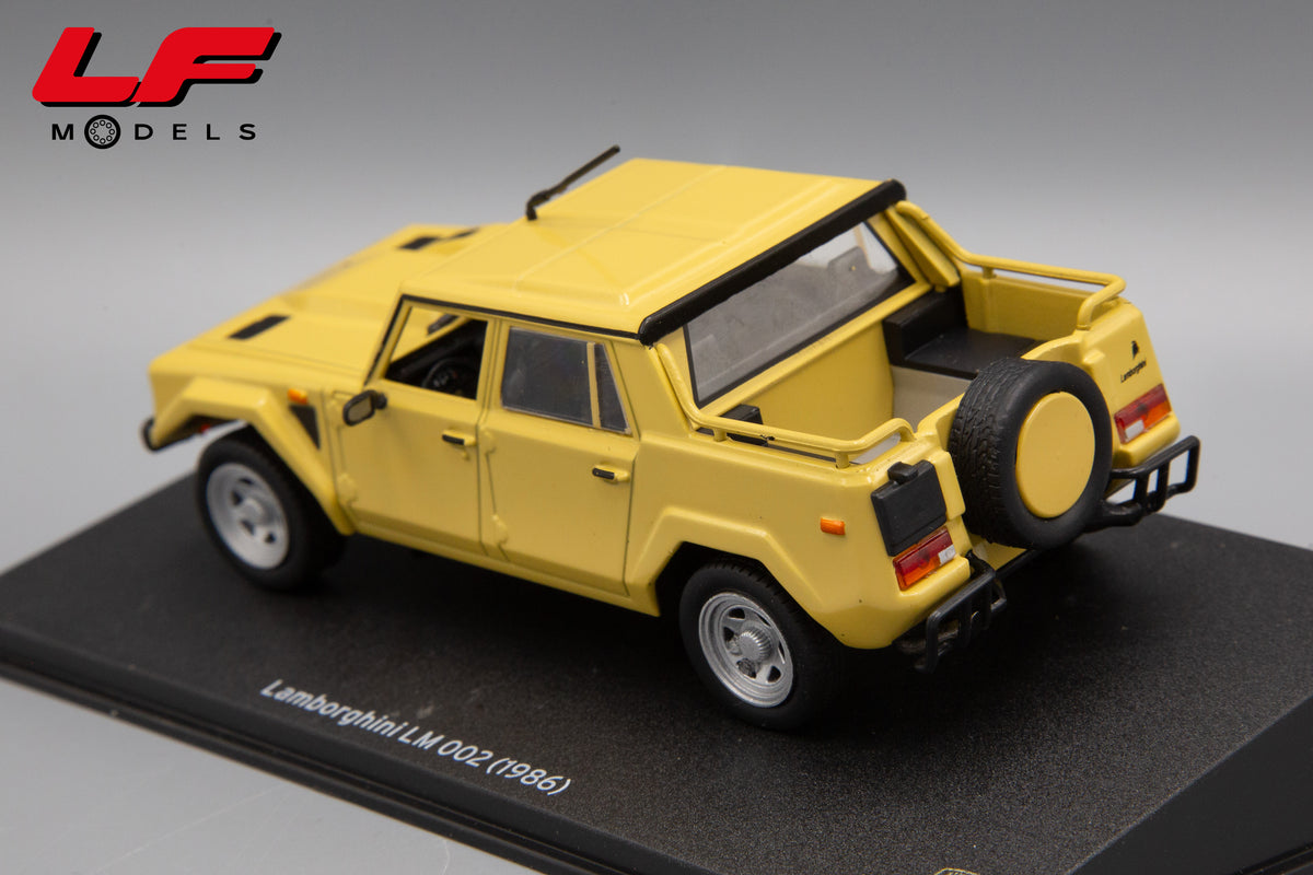 modellino lamborghini lm002 edicola 1:43 vista posteriore