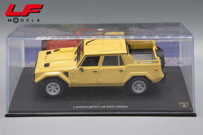modellino lamborghini lm002 edicola 1:43 vista teca