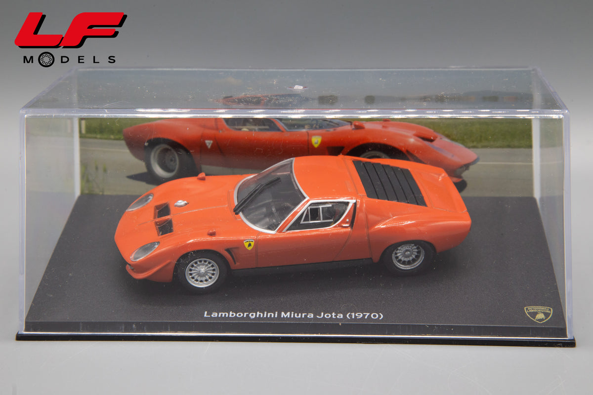 modellino lamborghini miura jota edicola 1:43 vista teca