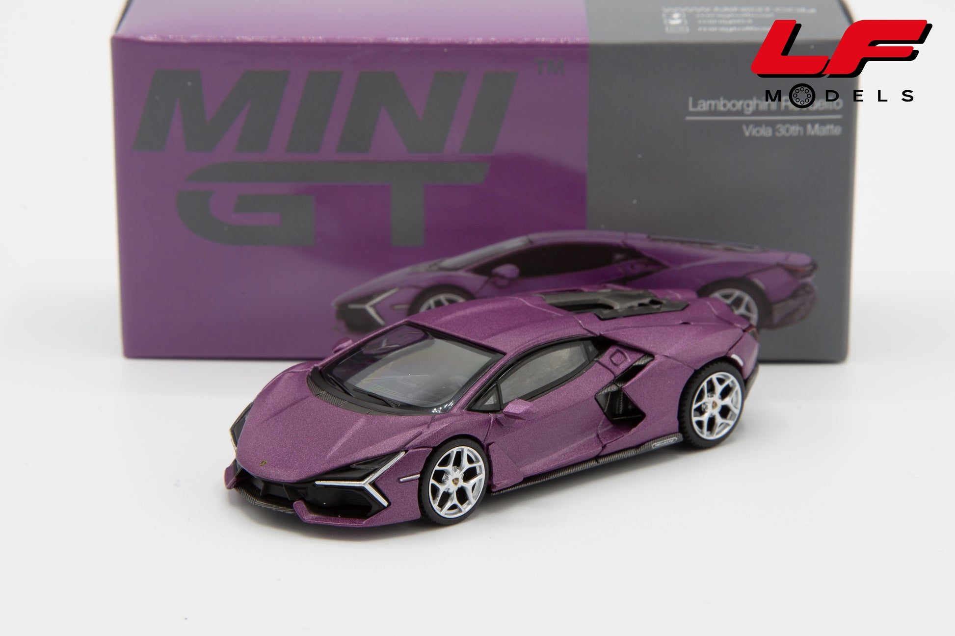 modellino lamborghini revuelto mini gt 1:64