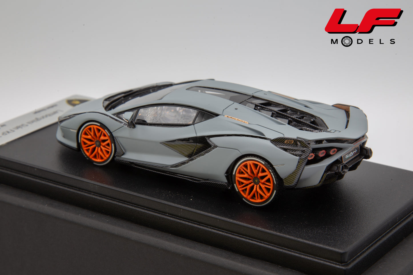 modellino lamborghini sian looksmart 1:43 posteriore