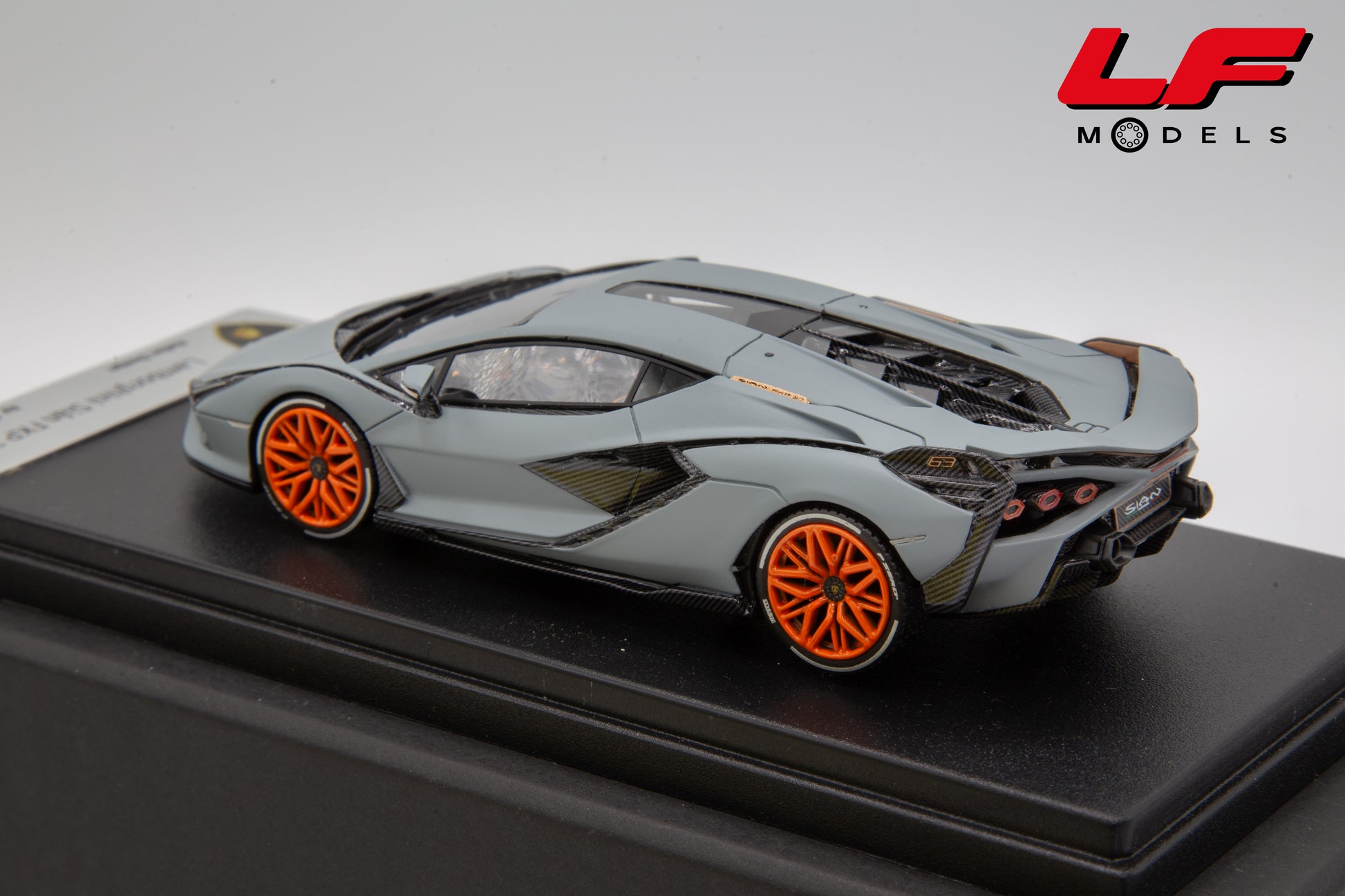 modellino lamborghini sian looksmart 1:43 posteriore
