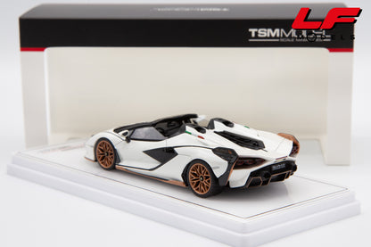 modellino lamborghini sian roadster tsm 1:43 posteriore