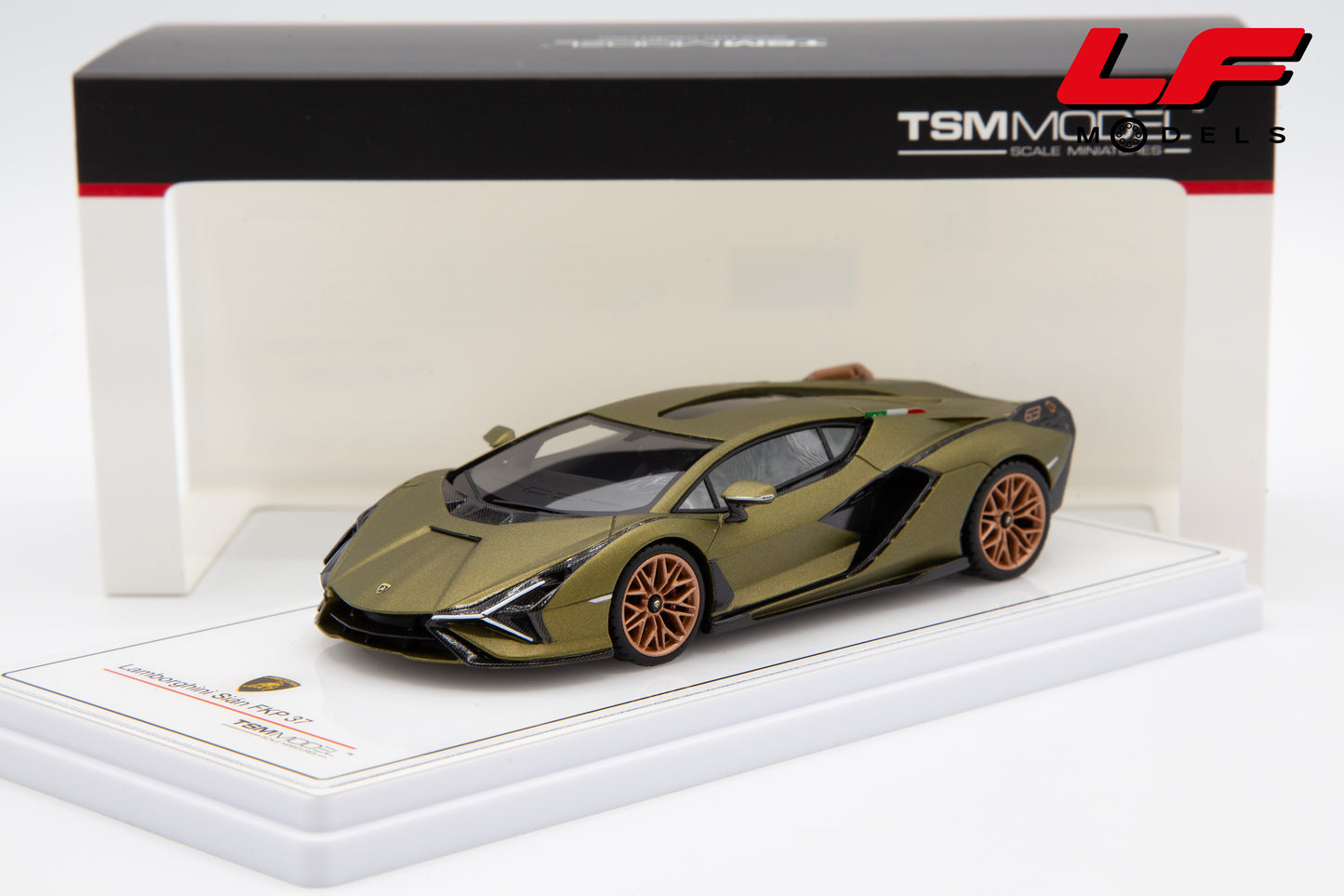 modellino lamborghini sian tsm 1:43 frontale