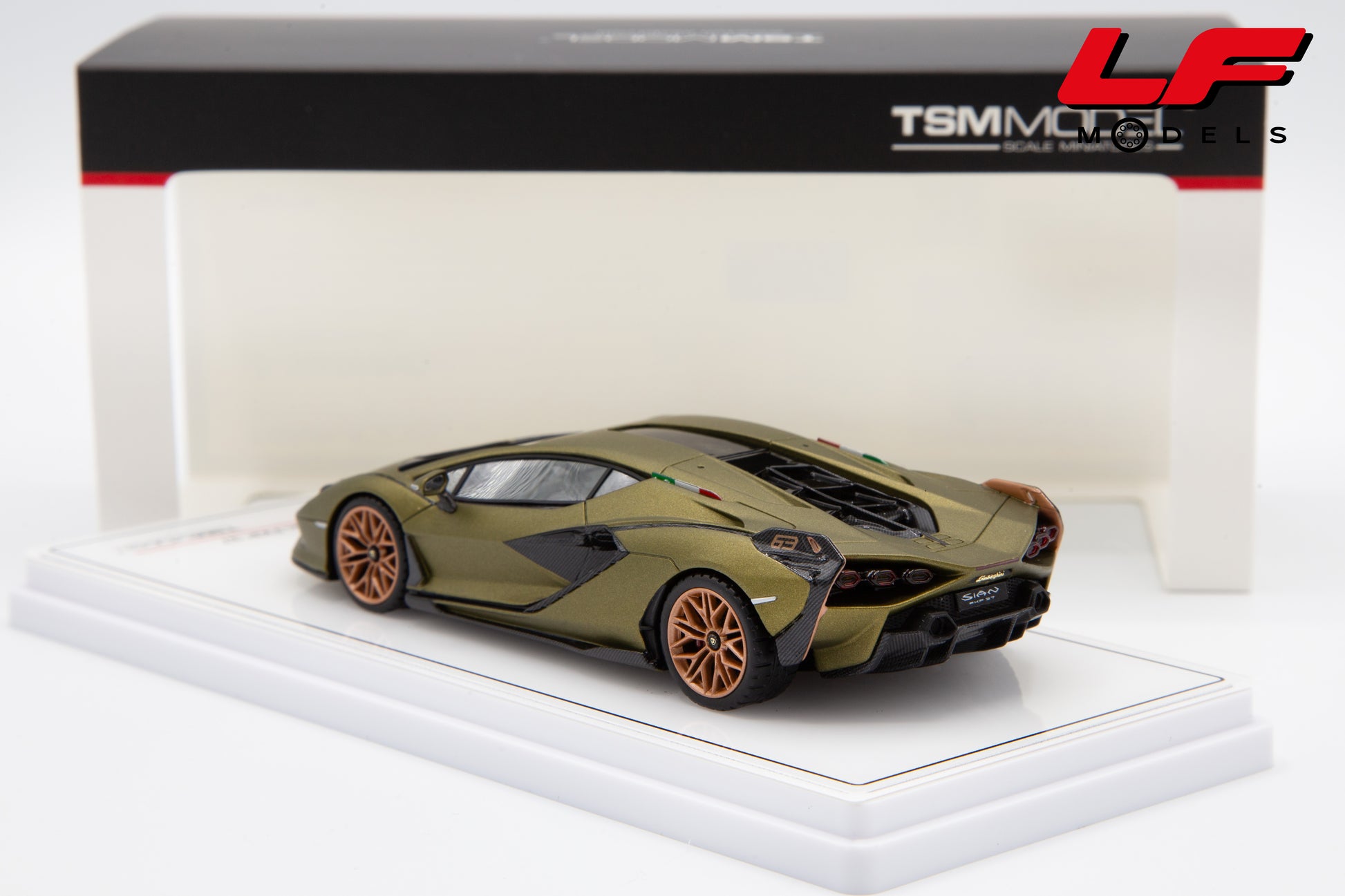 modellino lamborghini sian tsm 1:43 posteriore