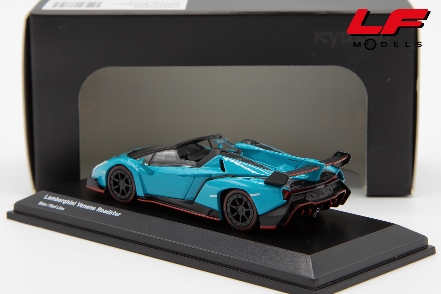  modellino lamborghini veneno roadster kyosho 1:64 posteriore